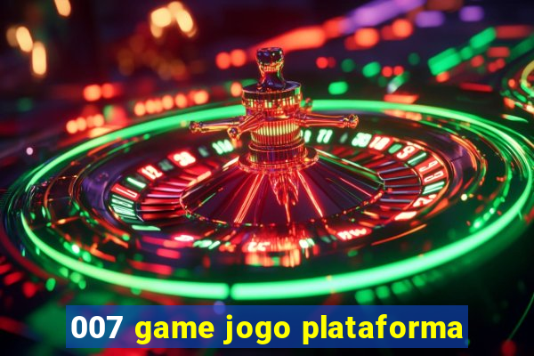 007 game jogo plataforma